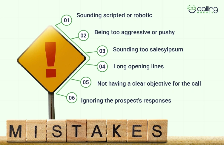 Common Mistakes to Avoid with Cold Call Opening Lines