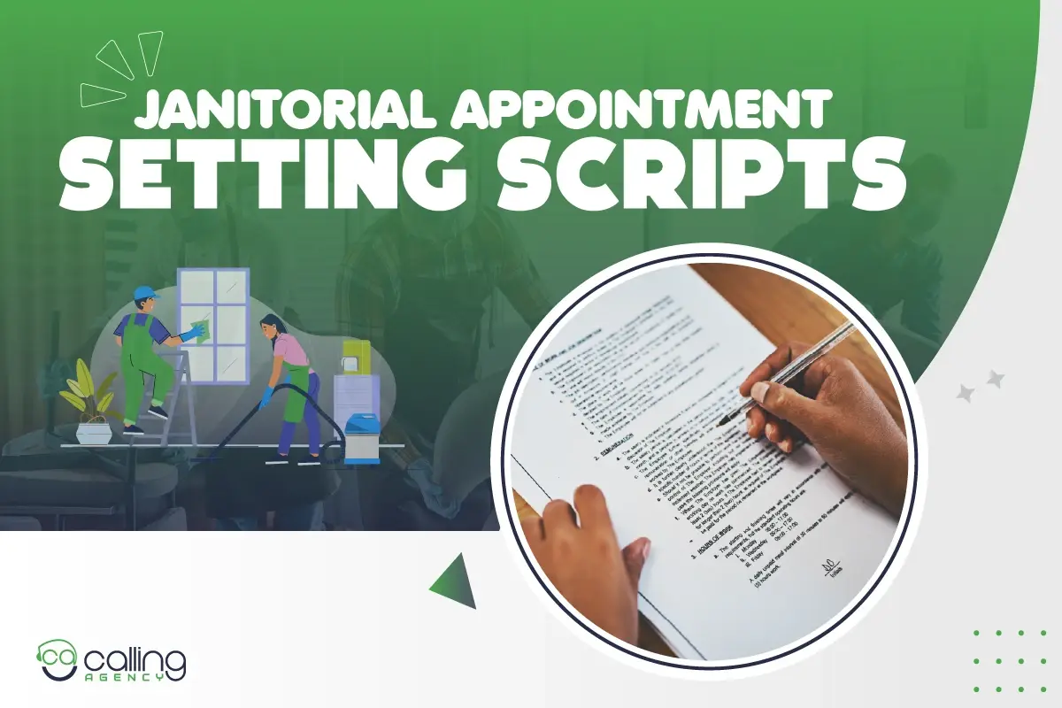 Janitorial Appointment Setting Scripts: Expert Techniques Deployed!