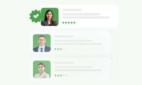 Sourcing the licensed candidates