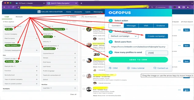 Use Sales Navigator to Build Target Lists