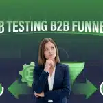 AB testing B2B funnels