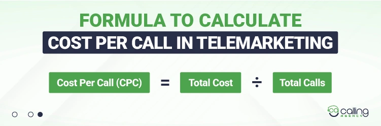 Formula to Calculate Cost Per Call in Telemarketing