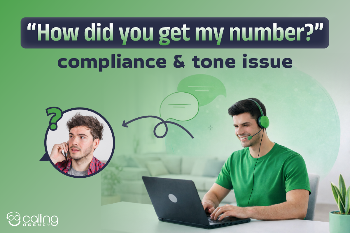 How Did You Get My Number? Compliance & Tone Issue in Cold Calls