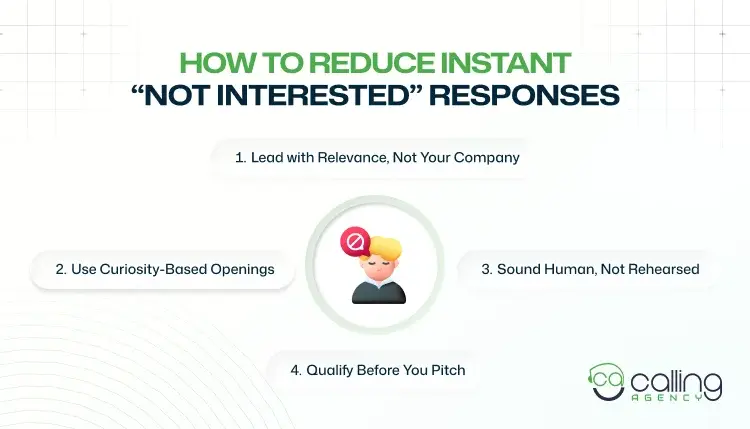 How to Reduce Instant “Not Interested” Responses