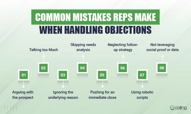Common Mistakes Reps Make When Handling Objections