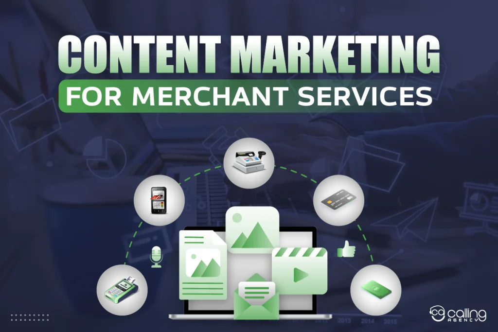 Content marketing for merchant services
