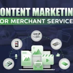 Content marketing for merchant services