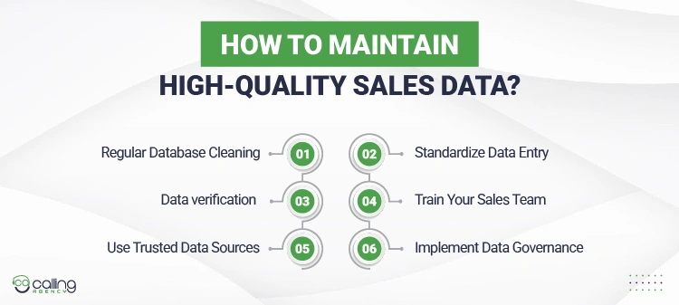 How To Maintain High-Quality Sales Data