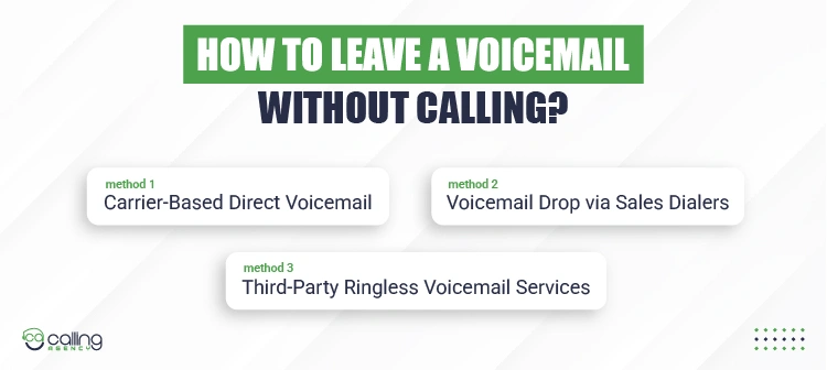 How to Leave a Voicemail Without Calling