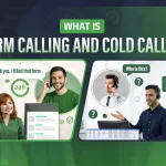 what is warm calling and cold calling