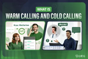 what is warm calling and cold calling