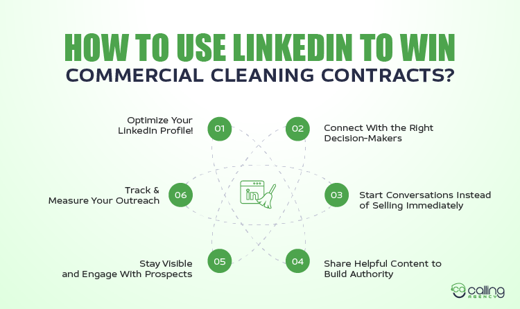 How To Use LinkedIn To Win Commercial Cleaning Contracts