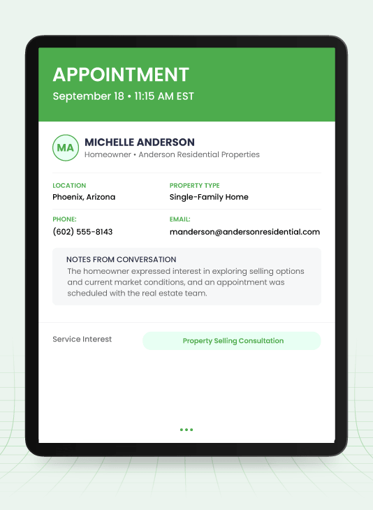 What You Get With Every Qualified Appointment We Book