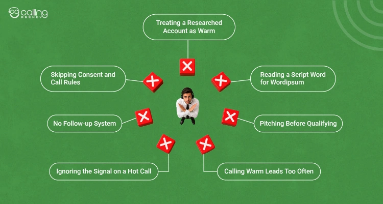 Common Cold and Warm Calling Mistakes