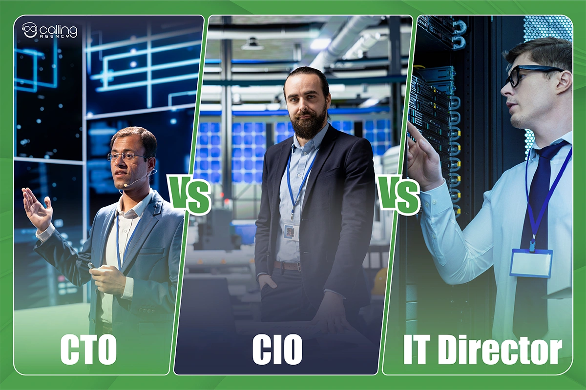 CTO vs CIO vs IT Director: The IT Sales Buyer Persona Playbook