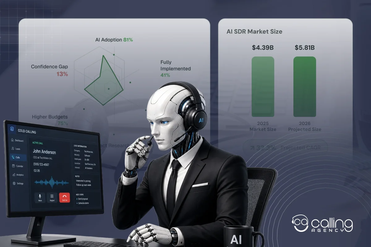 AI Cold Calling Statistics 2026: Adoption, Performance & ROI