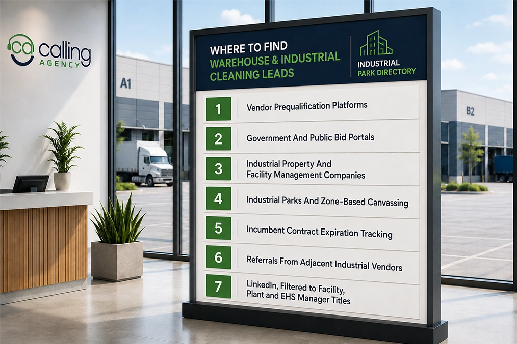 Where To Find Warehouse And Industrial Cleaning Leads