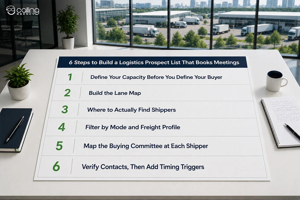 6 Steps to Build a Logistics Prospect List That Books Meetings