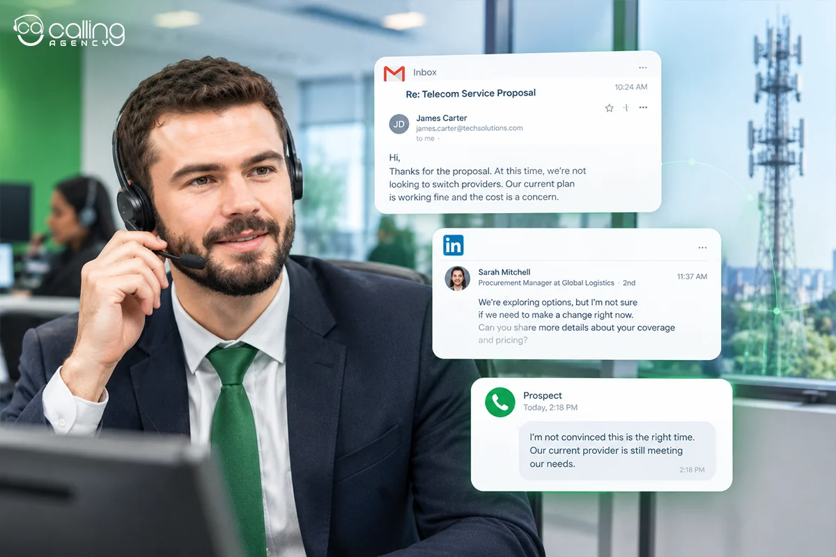 How to Handle Objections When Selling Telecom Services
