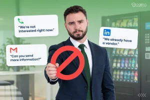 How to Handle Vending Machine Placement Objections on Cold Calls, Email and LinkedIn